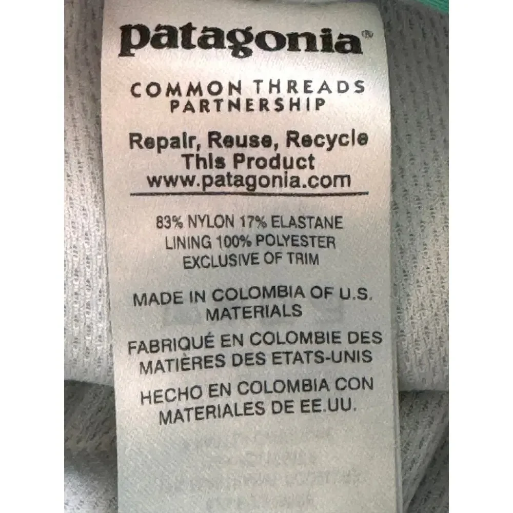 New Patagonia Baby Blue Colorblock Swim Bottom 0-3M